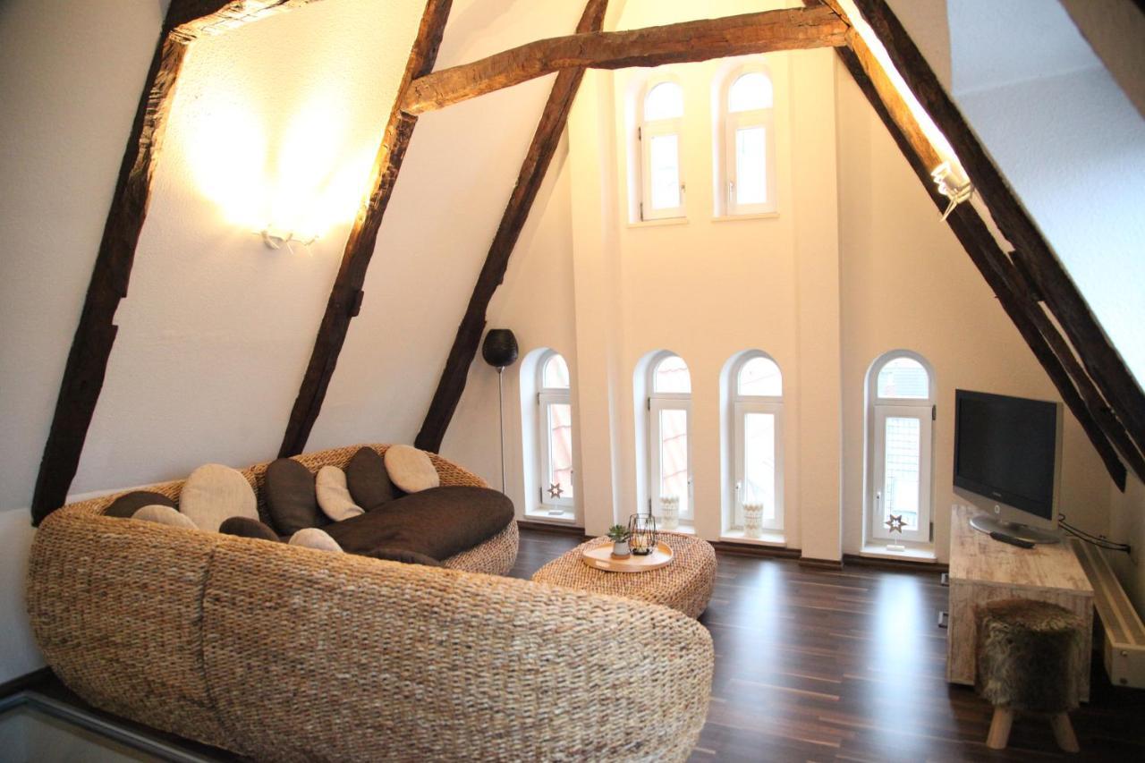Wunderschoene Dachgeschoss - Maisonette ロストック エクステリア 写真