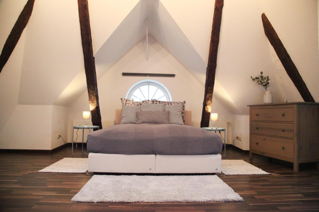 Wunderschoene Dachgeschoss - Maisonette ロストック エクステリア 写真