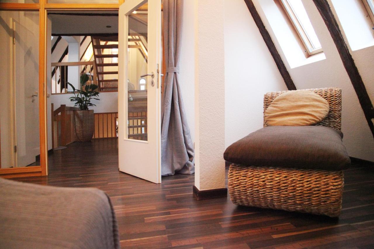 Wunderschoene Dachgeschoss - Maisonette ロストック エクステリア 写真